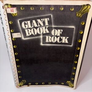 Giant Book of Rock Sheet Music Piano Vocal Guitar Beatles Clapton Grateful Dead